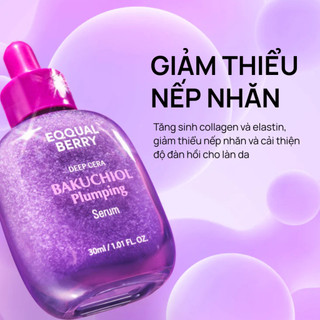 Serum chống lão hoá EQQUALBERRY Bakuchiol Plumping 30ml