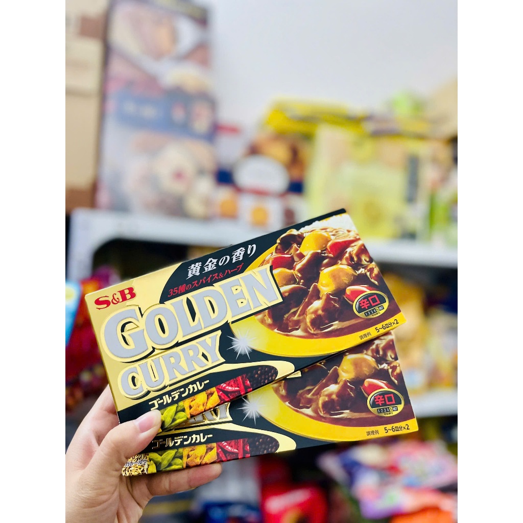 Viên cà ri vị cay 198g S&B ( date 15.4.2025) | Shopee Việt Nam