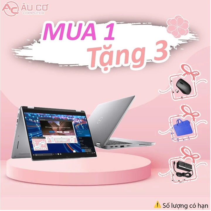 [Sale Sốc] Khuyến mãi MUA 1 TẶNG 3 Laptop Dell Latitude 5320 i7-1165G7, RAM 16GB, SSD 256GB, 13.3 inch FHD - Cũ, Màn Cảm