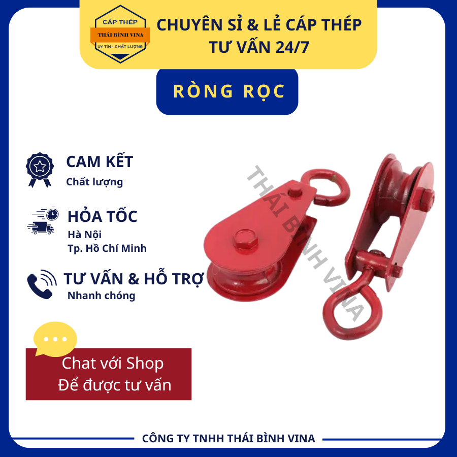 Ròng rọc nhiều loại -CÁP THÉP THÁI BÌNH VINA | Shopee Việt Nam
