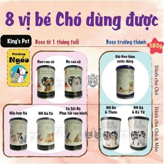 Pate Thịt Tươi King's Pet [ Lon 380g ] cho chó mèo __ Lon __