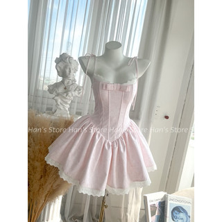 [HAN’S STORE] VÁY HOA PASTEL FORM XOÈ BỒNG BỀNH TIỂU THƯ CỰC XINH(ẢNH THẬT)