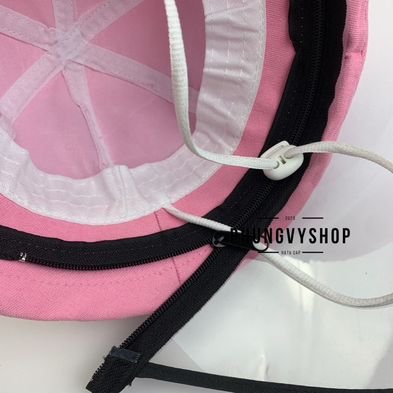 BÉ 2-3Tuổi_Mũ chống giọt bắn chắn gió bụi bucket tai bèo vành phungvyshop-nón /Bo "KIẾNG" NHÍ LẬT BÚP BÊ TAI TIM NHUNG/