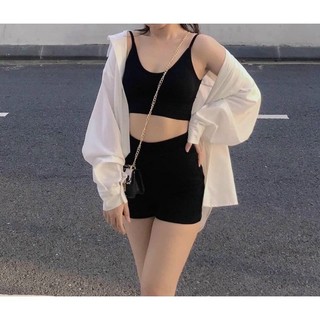 Quần đùi ôm ngắn co giãn lưng cao thể thao cạp cao thun mặc váy làm quần bảo hộ xinh sang VANISA Q2