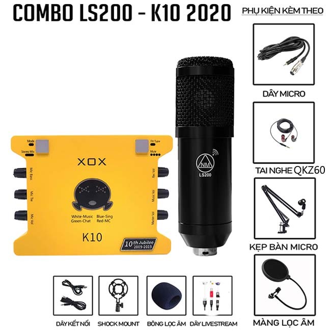Micro Thu Âm NMC Audio LS200 Series 2, nguồn 5V, tương thích với ...