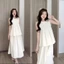 Set áo xếp ly mix chân váy dáng dài dễ thương, Set Đồ Nữ Dành Cho Mùa Hè