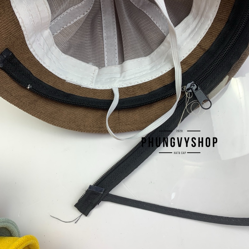 (SALE)BÉ Dưới 2 Tuổi_Mũ chống giọt chắn bụi bucket tai bèo vành phungvyshop-nón /Bo "KIẾNG" KHỦNG LONG CÓ ĐUÔI XANH SAU/