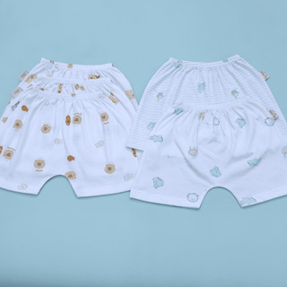 HONEY (0-9M) Combo 5 quần cotton mềm mại thoáng mát, 5 họa tiết đáng yêu cho bé trai bé gái