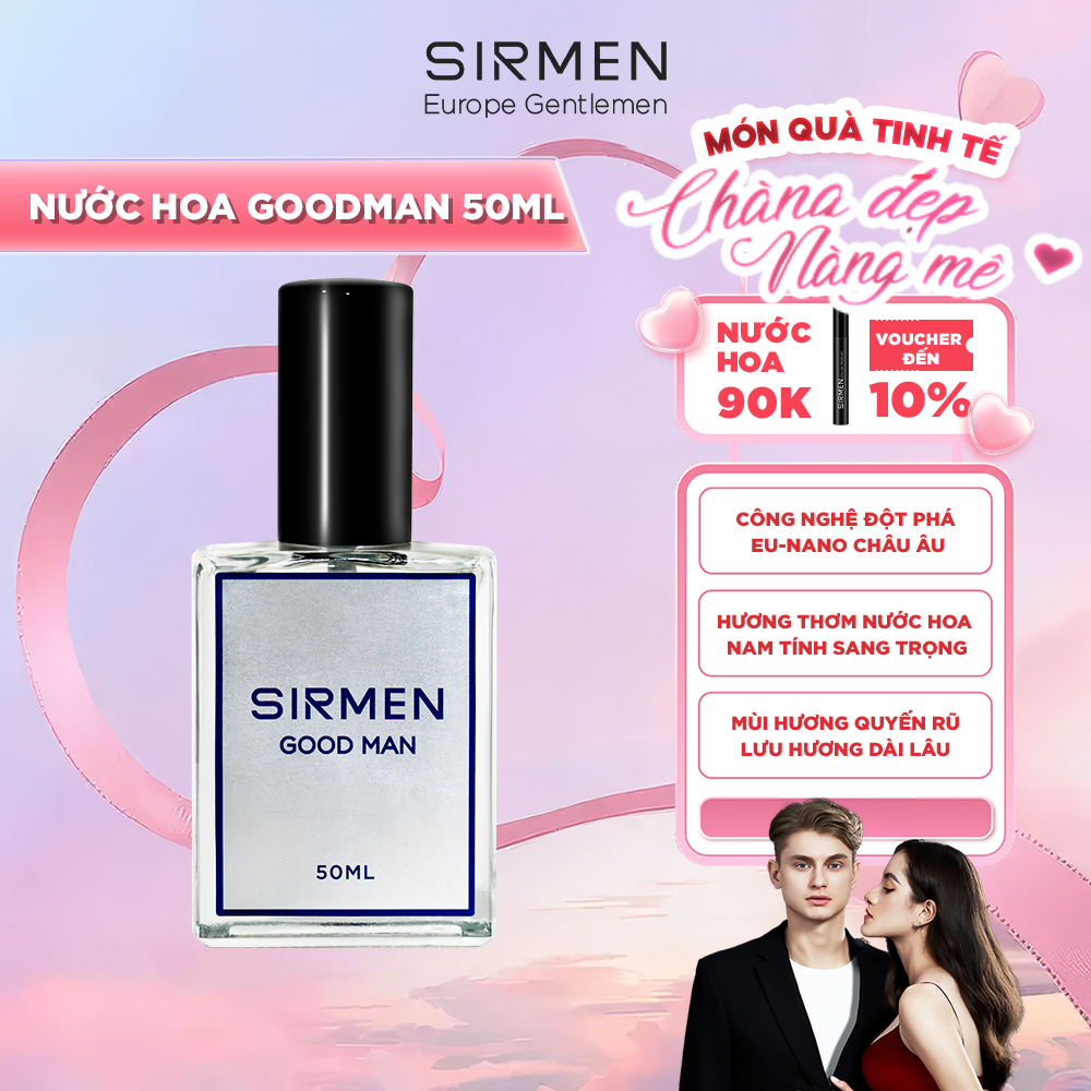 Ảnh Nước hoa nam SIRMEN GOOD MAN Eau de Parfum Châu Âu cao cấp chai thơm lịch lãm cuốn hút 1