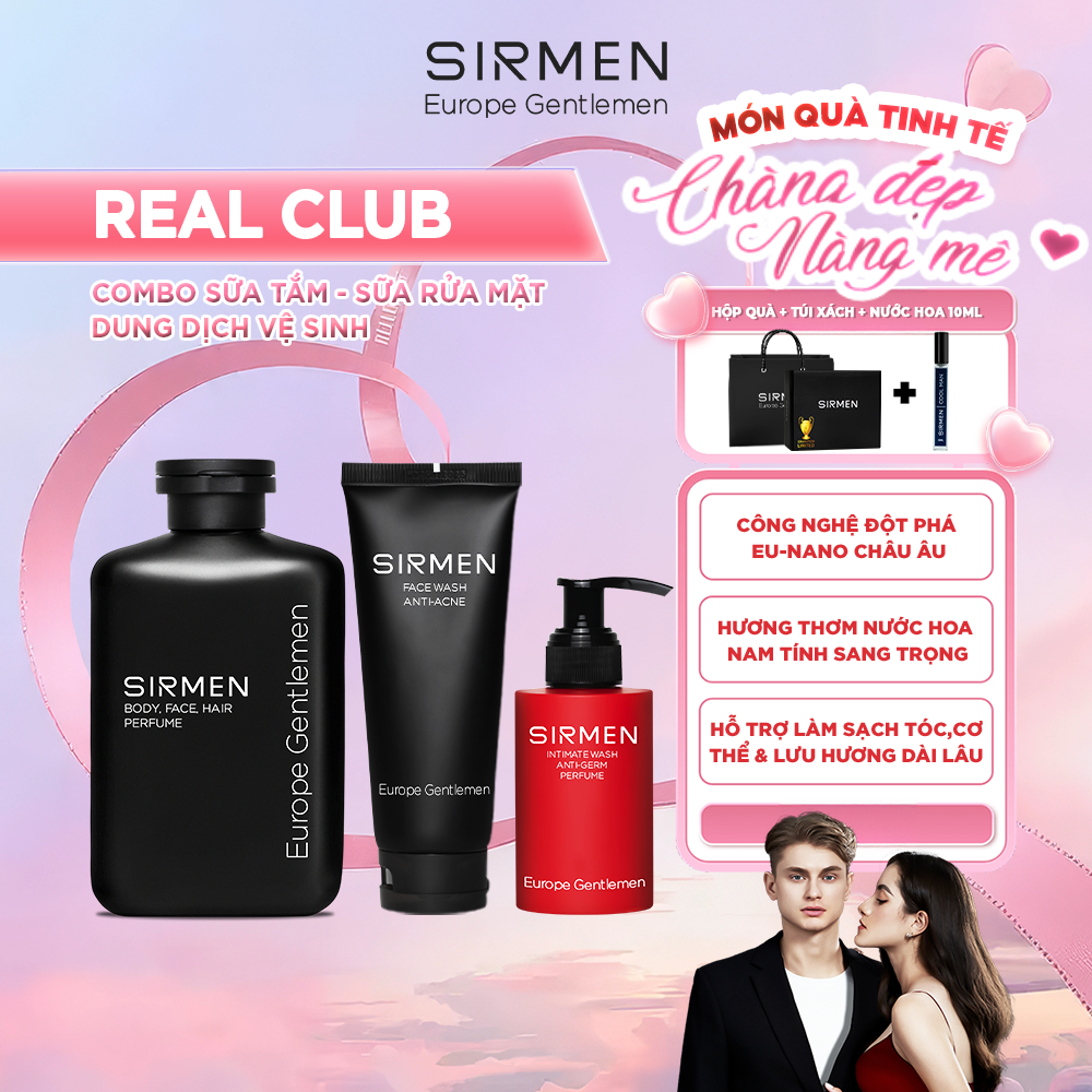 Đánh Giá Giftbox SIRMEN: Bộ Chăm Sóc Cá Nhân Nam Hương Nước Hoa Châu Âu