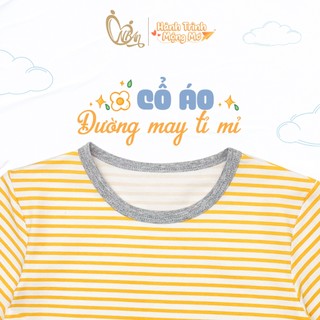 NGỌC BẢO AN KIDS (1-5Y) Bộ quần áo cộc tay cotton co giãn 4 chiều, thấm hút mồ hôi tốt,thiết kế năng động cho bé tra