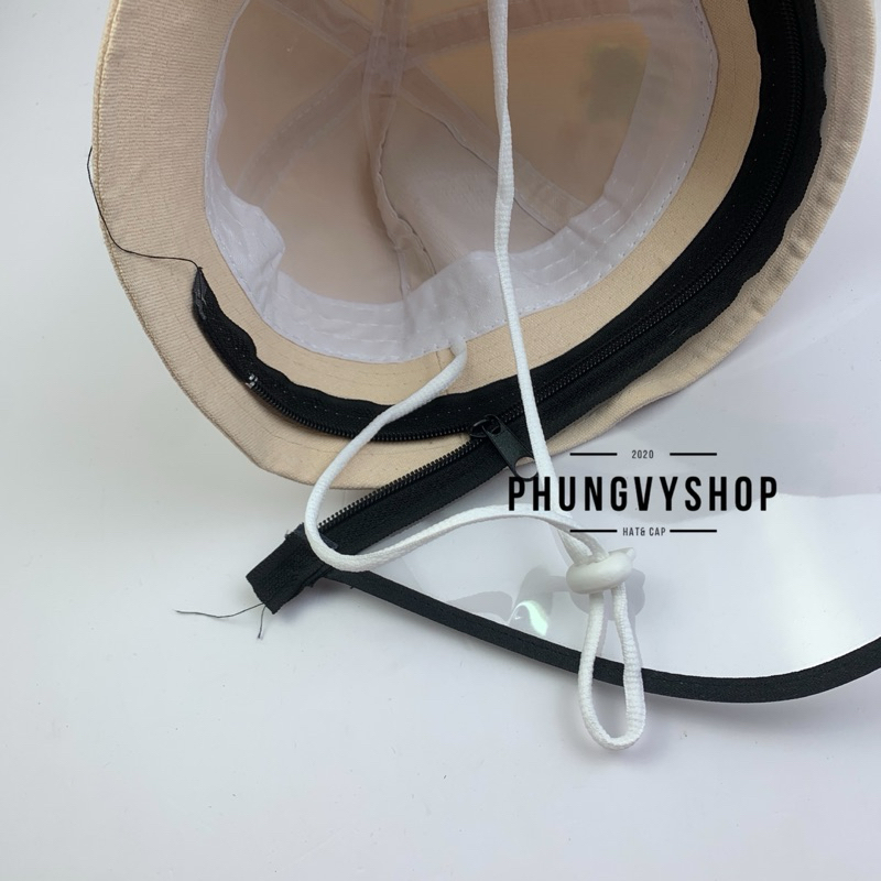 (SALE) BÉ Dưới 2 Tuổi_Mũ chống giọt bắn chắn gió bụi mưa bucket tai bèo vành phungvyshop-nón / Bo "KIẾNG" ẾCH ÔM SỐ 3/