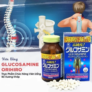 Viên Uống Bổ Sung Glucosamine ORIHIRO Nhật Bản Giảm Đau Xương Khớp 360/900/950 Viên