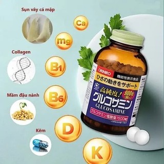 Viên Uống Bổ Sung Glucosamine ORIHIRO Nhật Bản Giảm Đau Xương Khớp 360/900/950 Viên
