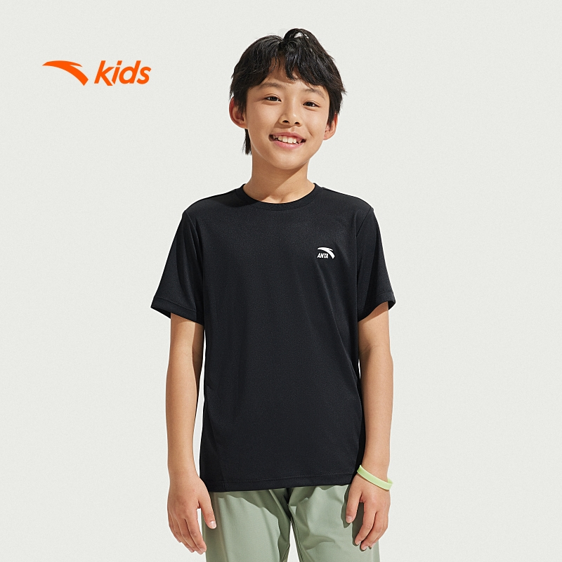 Áo chạy ngắn tay thời trang thể thao bé trai size 110-170 Anta Kids A725B7108