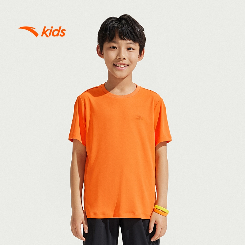Áo chạy ngắn tay thời trang thể thao bé trai size 110-170 Anta Kids A725B7108
