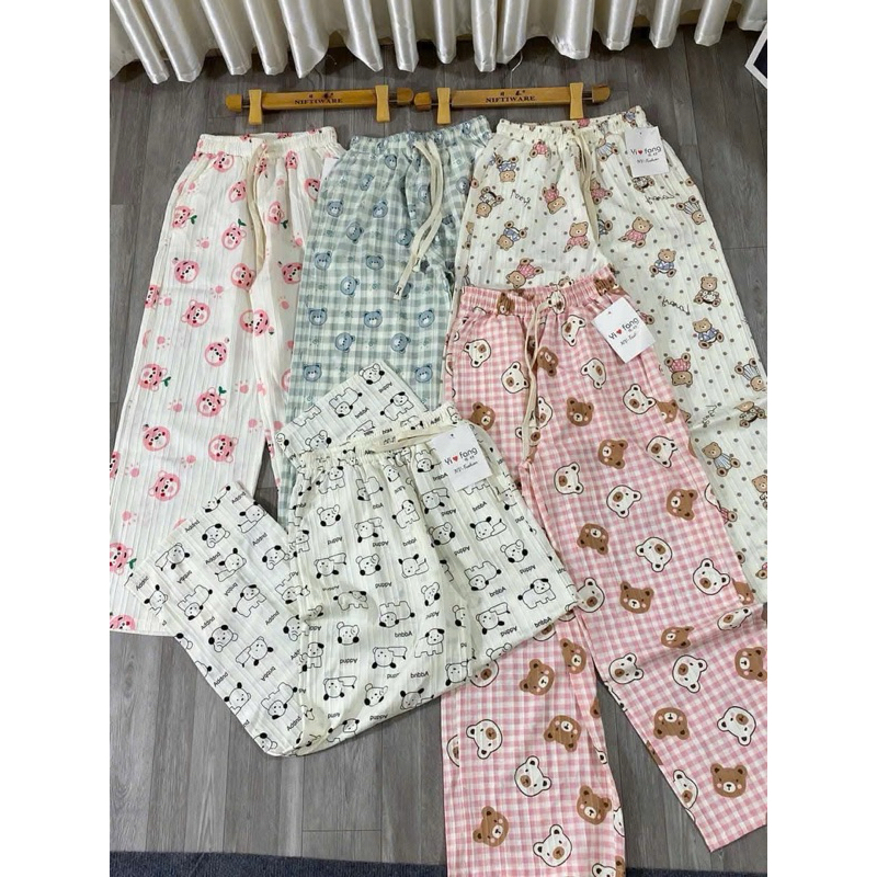 Tổng Hợp Các Sét Quần Ống Rộng + Mix Áo Phông Hình Mèo HÊ LÔ KÍT TI form rộng - Hình Mèo Màu ĐEN-Quần áo 94