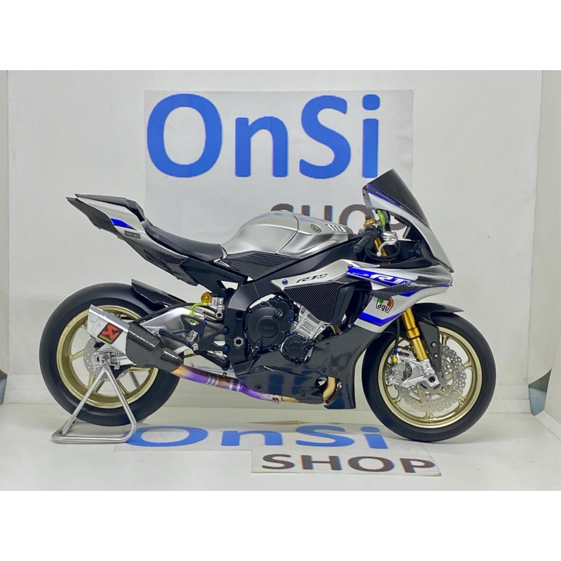 [ ĐÃ SƠN RÁP ] MÔ HÌNH R1 R1M YAMAHA XE TAMIYA ĐỘ FULL TỈ LỆ 1/12 ...