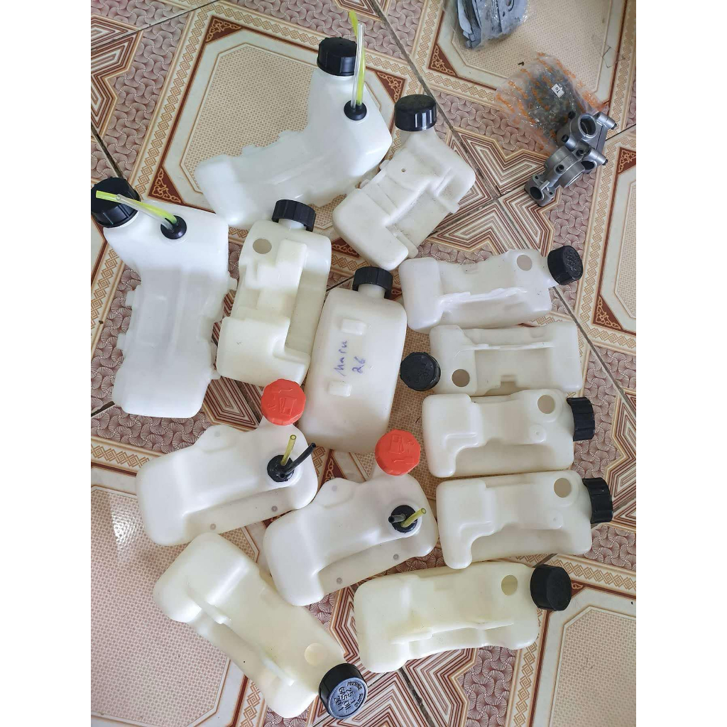 Bình xăng lớn máy cắt cỏ đủ loại từ máy mới tới máy bãi Nhật, Tặng kèm bộ dây xăng hàng chất lượng