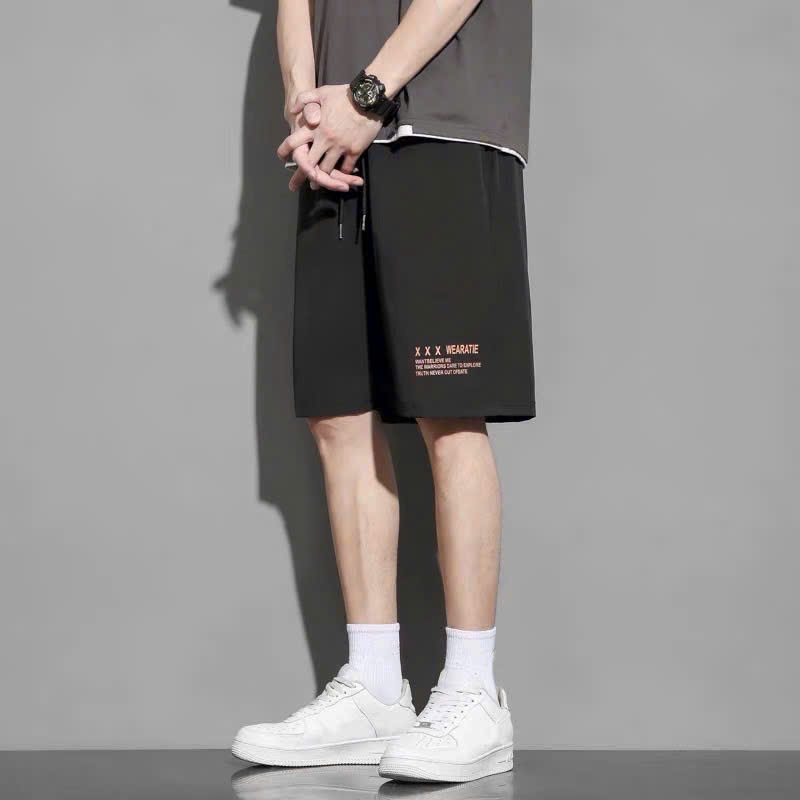 Ảnh Quần đùi nam nữ WEARATIE NAD Unisex Quần Short chất vải cotton mặc thoáng mát thoải mái 3
