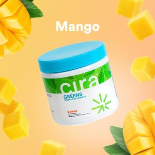 Cira Daily Greens - Bột siêu thực phẩm Spirulina- vị Xoài,giúp giảm đầy hơi, tiêu hóa