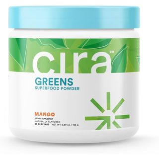 Cira Daily Greens - Bột siêu thực phẩm Spirulina- vị Xoài,giúp giảm đầy hơi, tiêu hóa