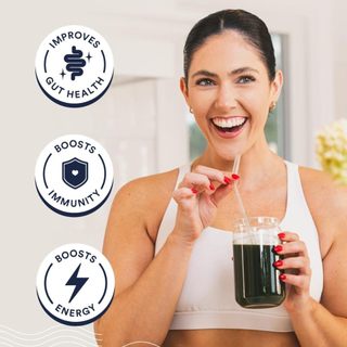 Cira Daily Greens - Bột siêu thực phẩm Spirulina- vị Xoài,giúp giảm đầy hơi, tiêu hóa