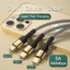 Cáp sạc nhanh 3 trong 1 HUBBTRONIX DS-3in1 – USB-A to Lightning, Micro USB, USB-C, siêu tốc dài 1.2m
