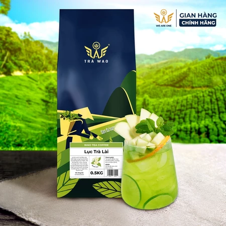 Lục Trà Lài (Nhài) WAO (0,5kg) pha trà sữa lài, trà trái cây đậm vị