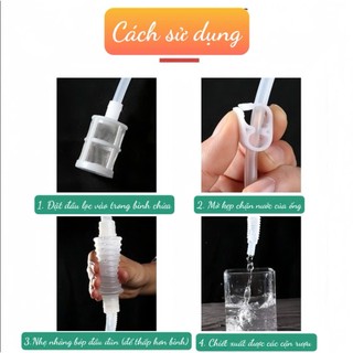 Ống hút r,ư/ơu, hút xăng, hút nước hồ có lọc tiện lợi, ống xi phông hút dầu, nước...