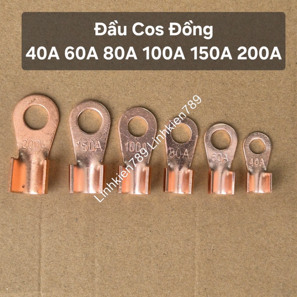 Đầu cos đồng 40A / 60A / 80A / 100A / 150A / 200A cốt đồng 150A ( 1 cái ...