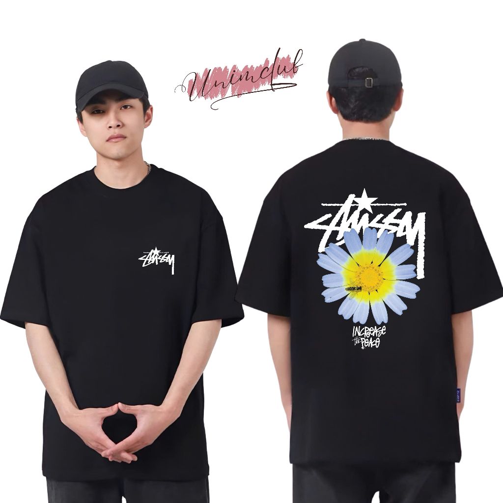 Áo Thun Stusssy Unisex 100% Cotton Cao Cấp Phong Cách Streetwear Đường Phố - STS