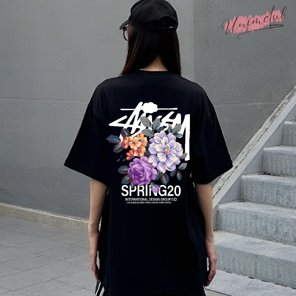 Áo Thun Stusssy Unisex 100% Cotton Cao Cấp Phong Cách Streetwear Đường Phố - STS