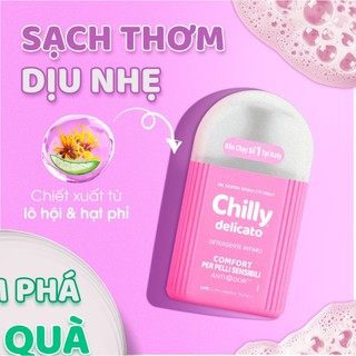 Dung Dịch Vệ Sinh Phụ Nữ Chilly Làm Sạch Và Ngừa Vi Khuẩn, Ngăn Mùi Hiệu Quả 200ml
