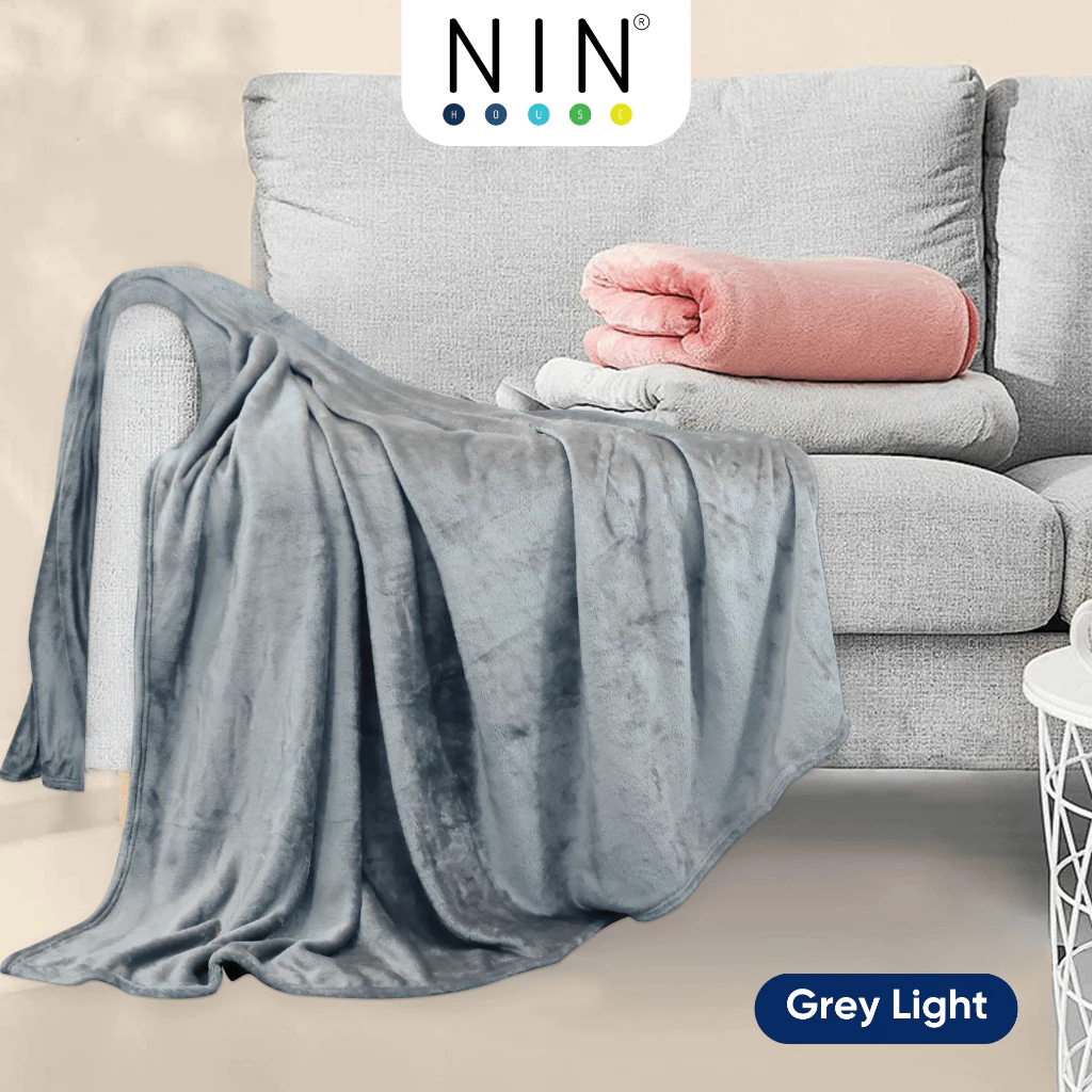 Ảnh Chăn Mền tuyết NIN siêu mềm mịn 160x200cm nhiều màu sắc, chăn sofa, chăn đắp văn phòng 2