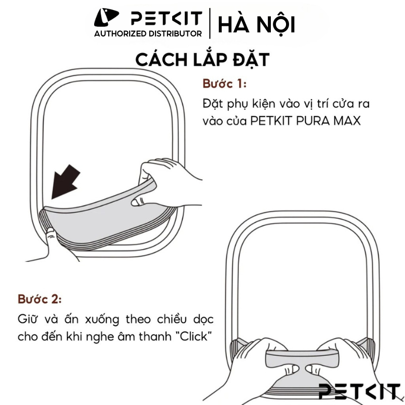 Ảnh Bậc Chặn Cửa Nâng Cao Lối Vào Máy Dọn Phân Mèo Purobot Max Pro và Pura Max 3
