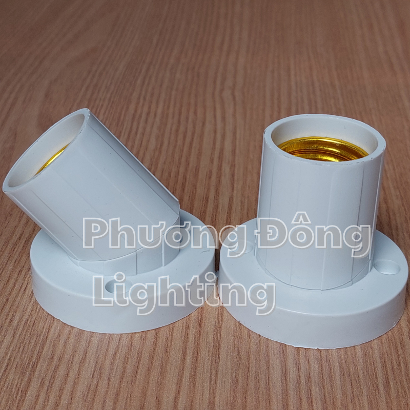 Đuôi Đèn Xoay Thẳng - Xéo Đa Năng E27