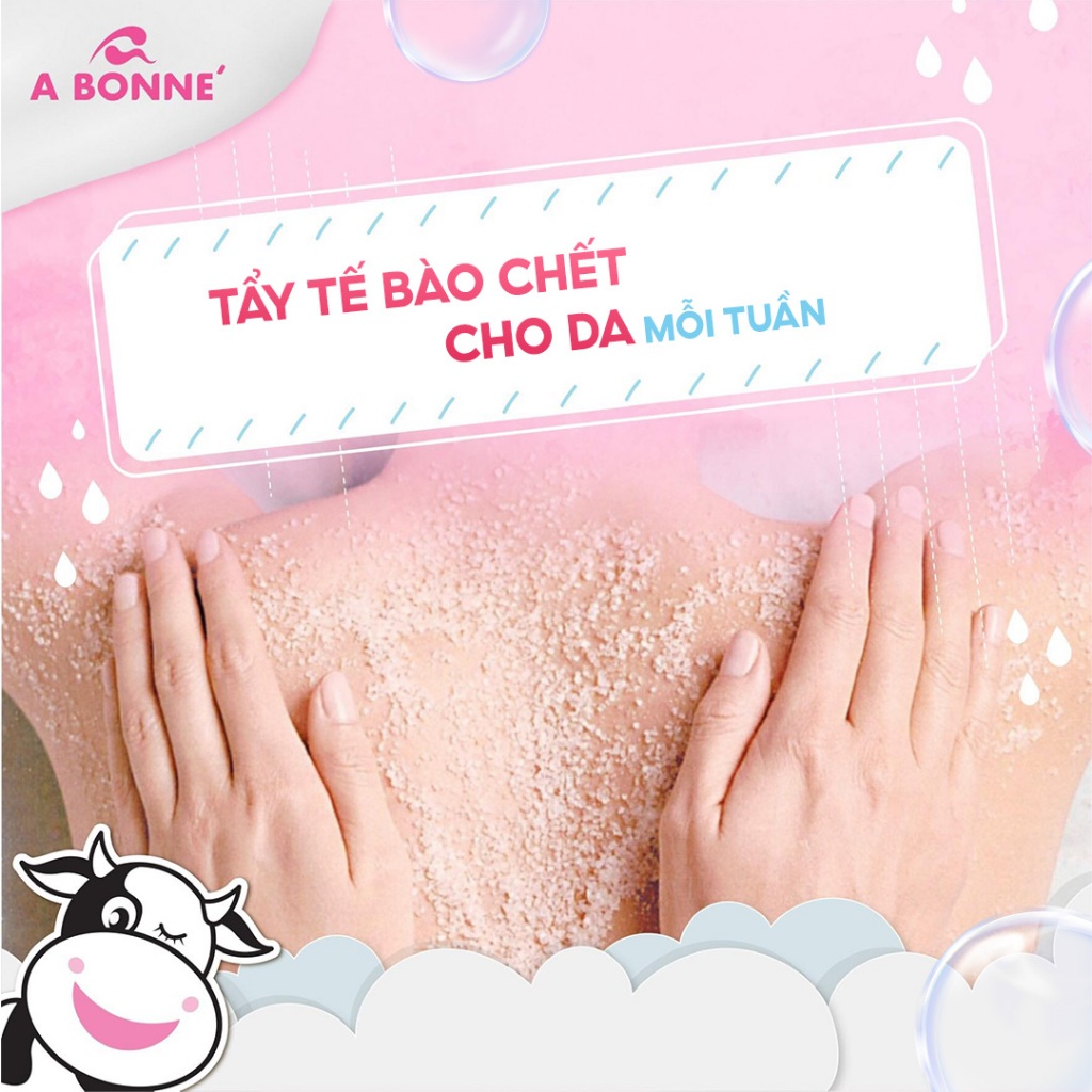 Ảnh Combo Muối Sữa Spa và Muối Sữa Yogurt A BONNE' 350g (vòi) Tặng Muối Vitamin C 350g 4