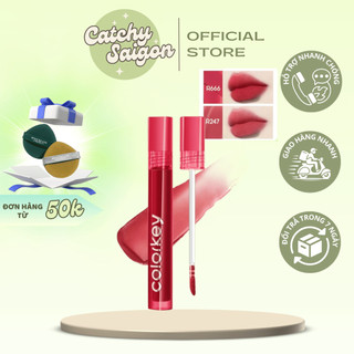 [COLORKEY] Son Kem COLORKEY Vỏ Đỏ Mềm Mịn Môi, Airy Velvet Lip Lacquer, 3g