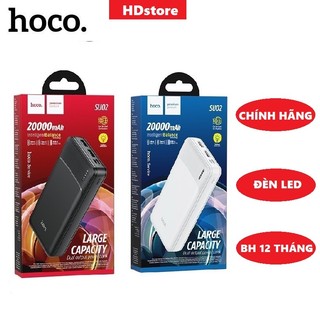 pin sạc dự phòng Hoco SU02 20000 mah, SU01 10000 mah 2 cổng ra 2 cổng vào BH 12 tháng