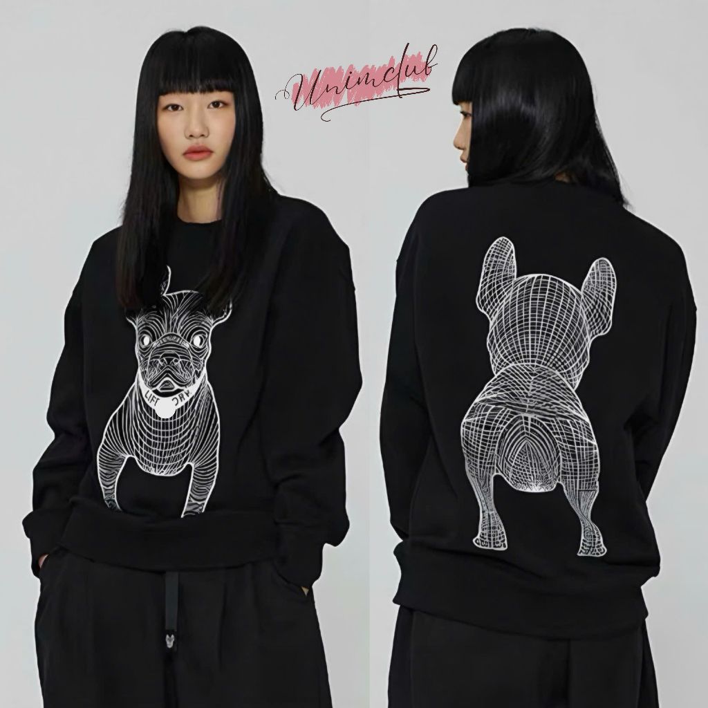 Áo Sweater Chó Pitbull Phong Cách Streetwear Chất Liệu Nỉ Chân Cua Cao Cấp Unim Store - SWT