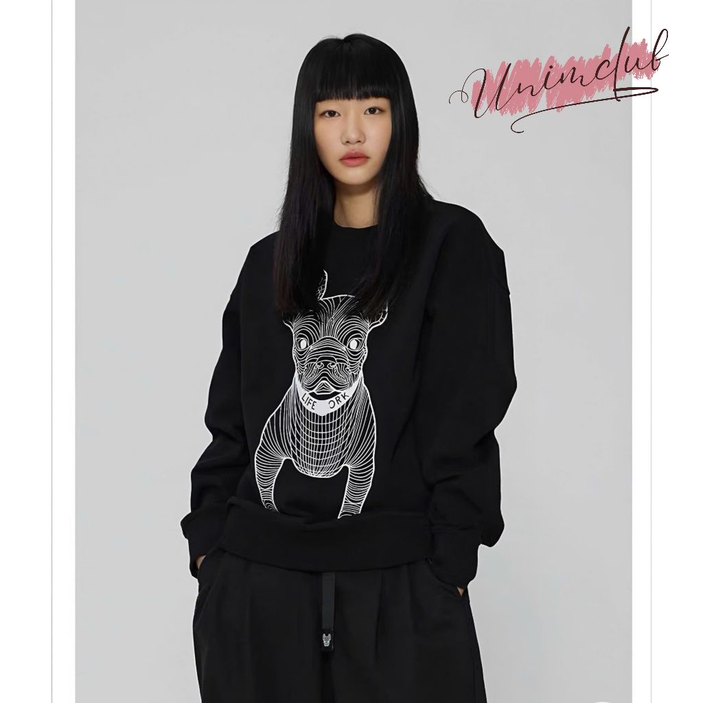 Áo Sweater Chó Pitbull Phong Cách Streetwear Chất Liệu Nỉ Chân Cua Cao Cấp Unim Store - SWT