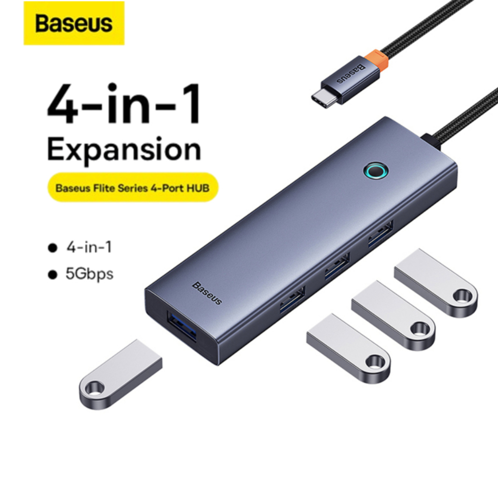 Hub mở rộng Baseus 4 in 1 [ *Type C to 4 USB ] | Shopee Việt Nam