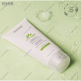 Sữa rửa mặt BABÉ STOP AKN Purifying Cleansing Gel cho da dầu mụn tuýp 200ml