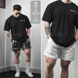 Quần Short Thể Thao Nam Form Rộng Họa Tiết Thổ Cẩm Local Brand 2025