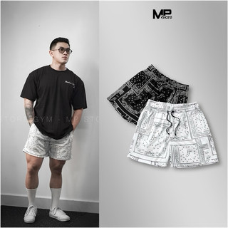 Quần Short Thể Thao Nam Form Rộng Họa Tiết Thổ Cẩm Local Brand 2025