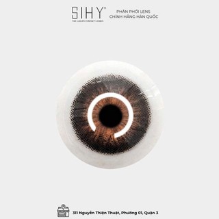 SIHY - Kính áp tròng, Lens [CẬN] Kevil Black màu đen, độ cận 0 đến 6 độ, chống tia UV++