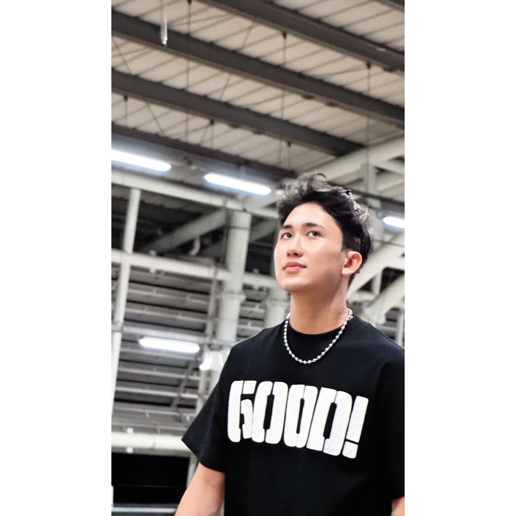 Áo thun Stee Cổ tròn GOOD BARK Chữ nổi in vỏ cây Localbrand ICVCVNI Unisex Menwear Cotton