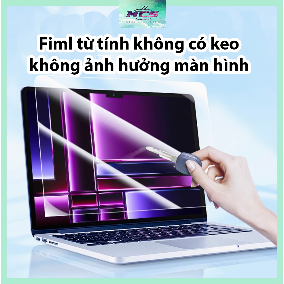 Miếng dán màn hình macbook Trong - Nhám từ tính Neo Air pro 13in 14in 15in 16in m1 m2 m3 m4