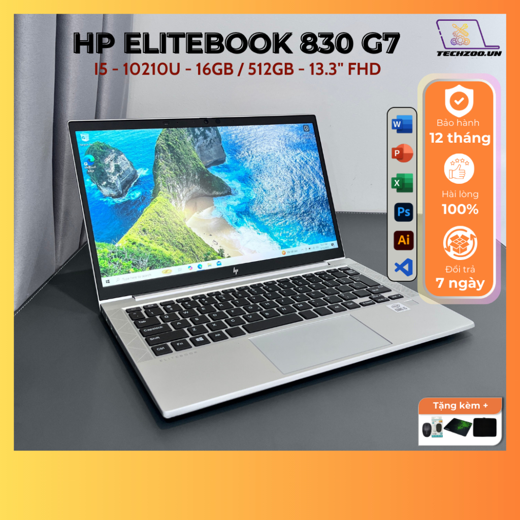 Laptop EliteBook 830 G7 i7-10510U/16GB/512GB SSD/13.3